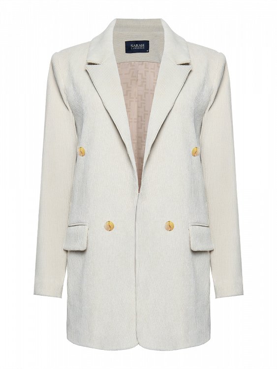 Corduroy Blazer in a Straight Fit