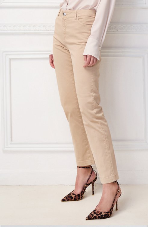 Παντελόνι gabardine straight basic