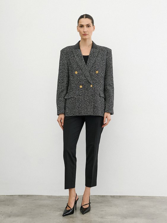 Σακάκι Tweed με Βάτες