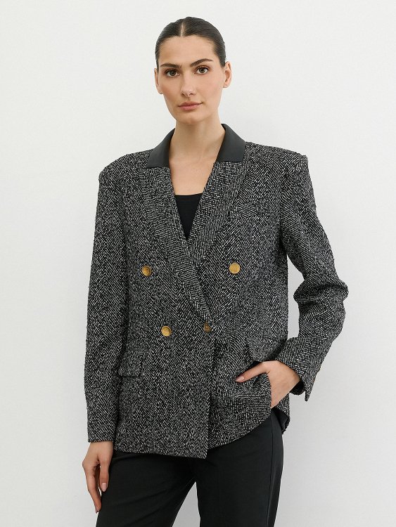Σακάκι Tweed με Βάτες