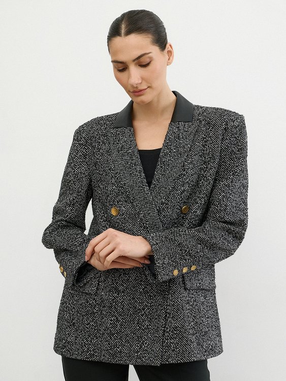 Σακάκι Tweed με Βάτες