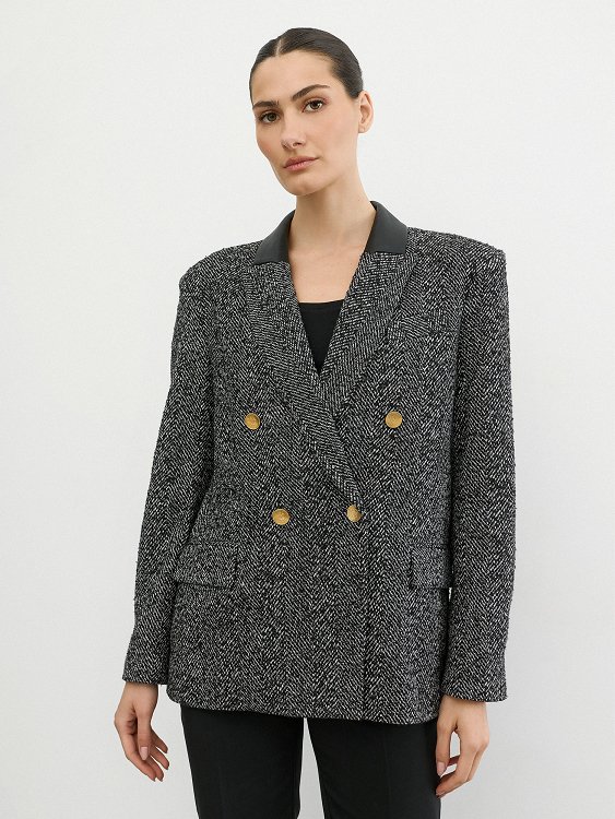 Σακάκι Tweed με Βάτες