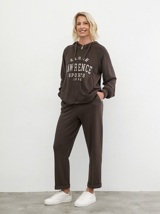 Sweatpants With Front Crease