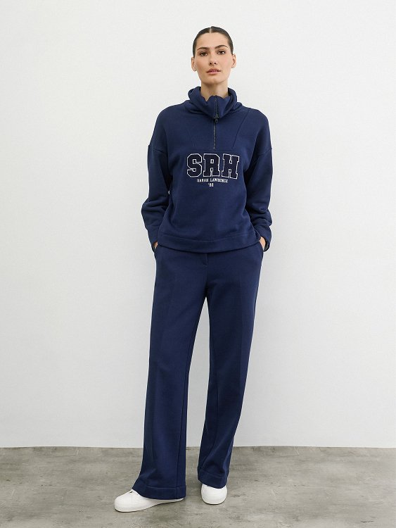 Sweatpants With Front Crease