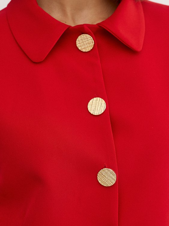 Vest With Buttons And Collar