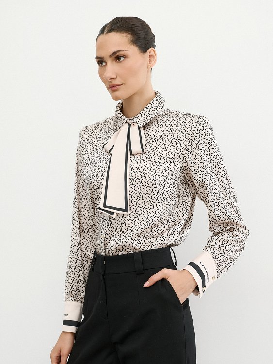 Logo Shirt With Tie