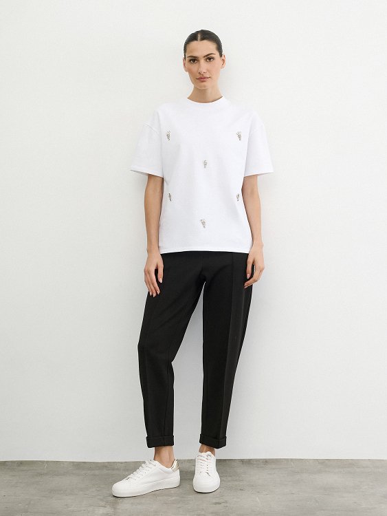 T-shirt με Στρας