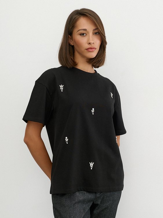 T-shirt με Στρας