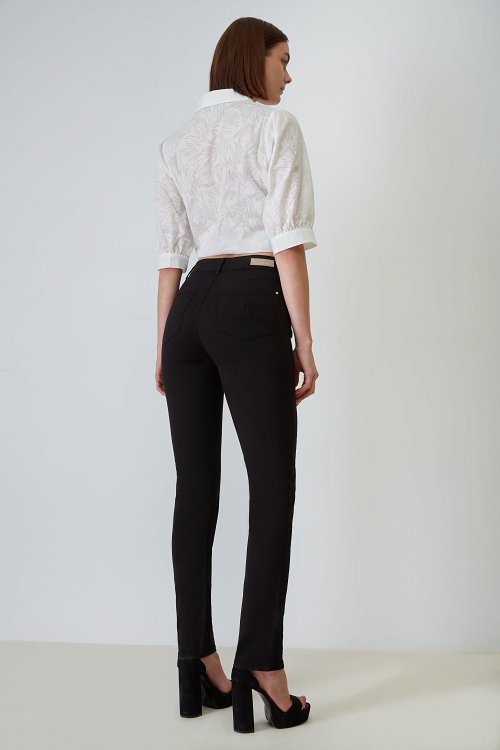 Cotton RW SKINNY pant