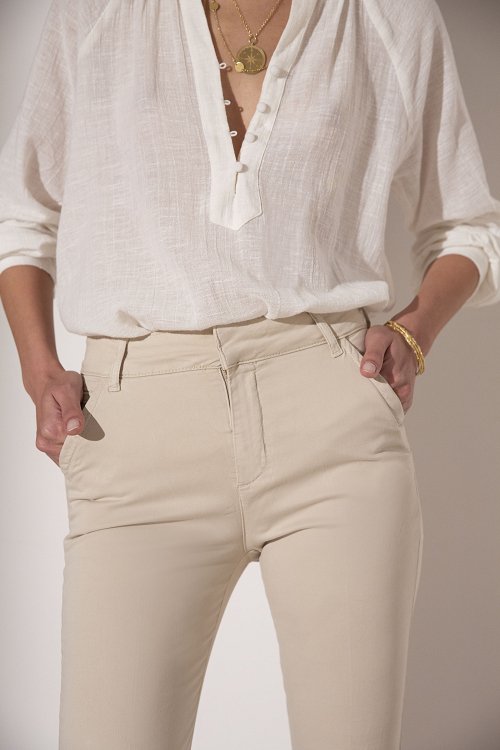 Παντελόνι city  high waist bell bottom