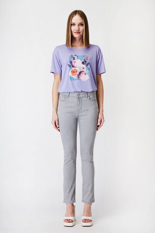Slim Fit Denim Pants