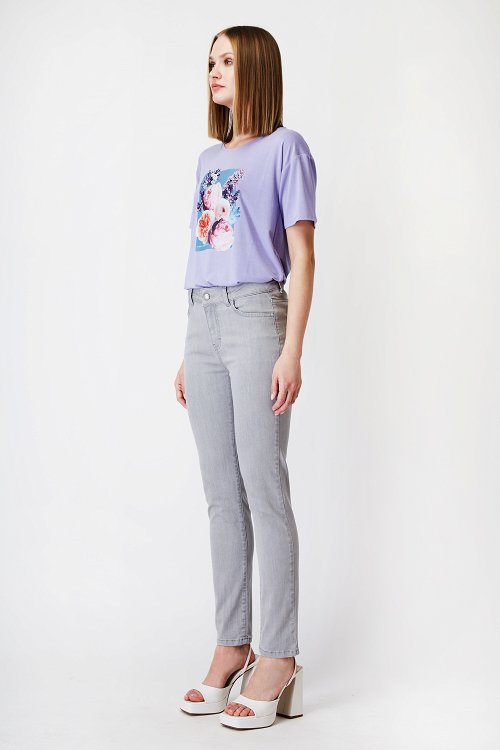 Slim Fit Denim Pants
