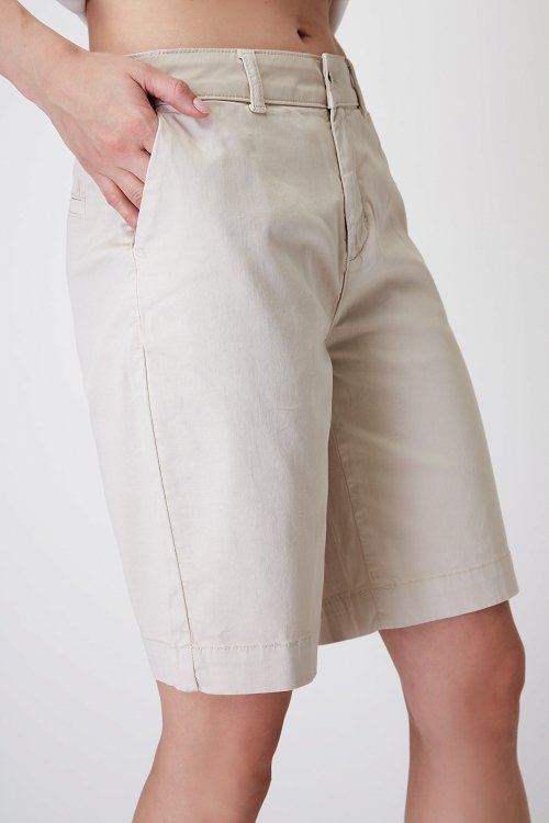 Cotton chino shorts