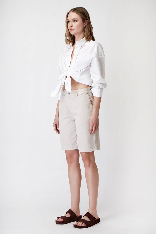Cotton chino shorts