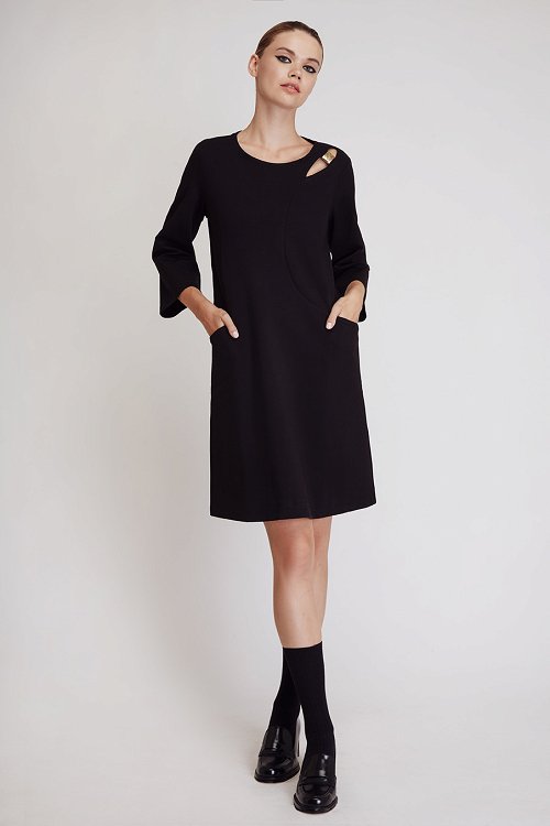 A line jersey dress (DR 3)