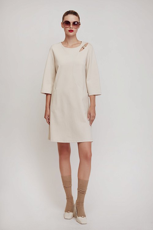 A line jersey dress (DR 3)