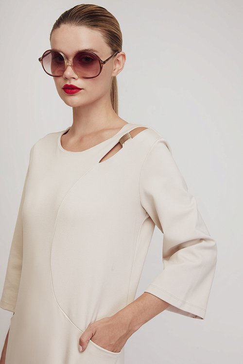 A line jersey dress (DR 3)
