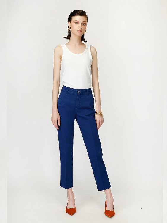 Cotton r/w chino 7/8 with belt