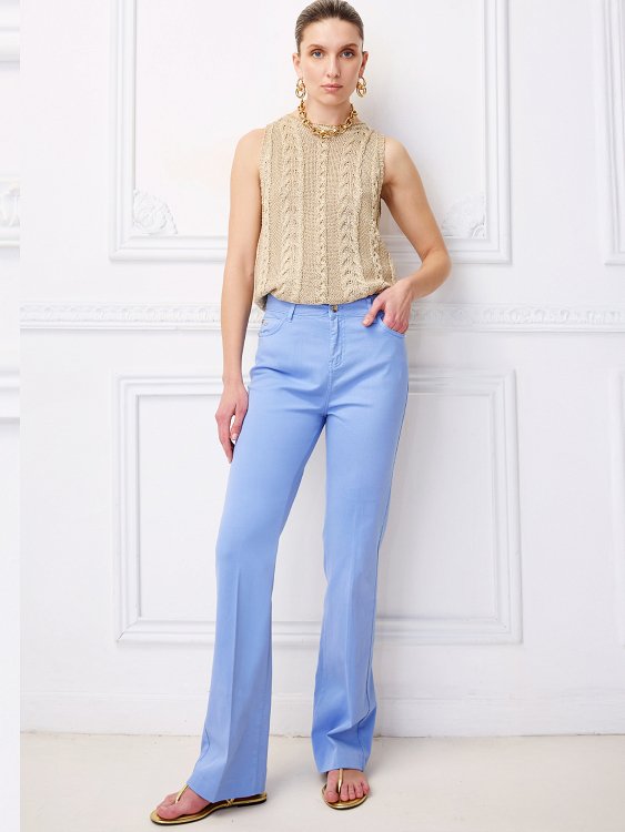 Παντελόνι gabardine bootcut basic