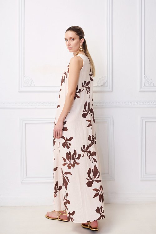 Φόρεμα mixed linen