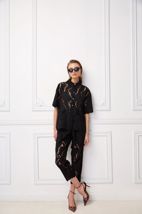 Crochet baggy pants