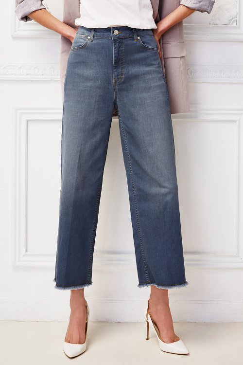 Παντελόνι denim wide leg