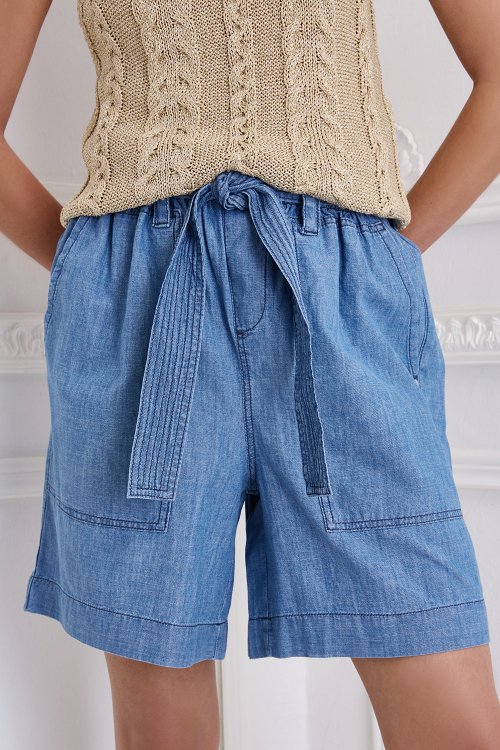 Βερμούδα denim paper bag