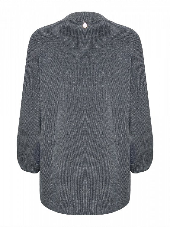 Knitted lurex tank top
