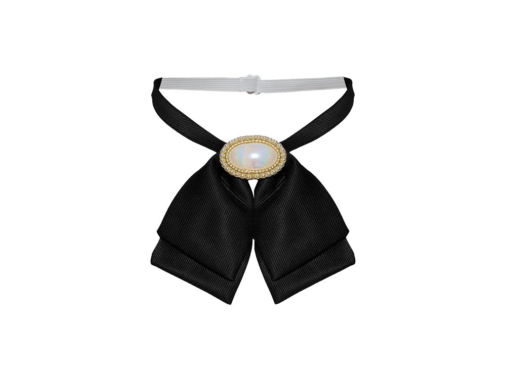 Pin monochrome with pearl