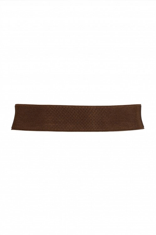 Wide stretch buckle belt