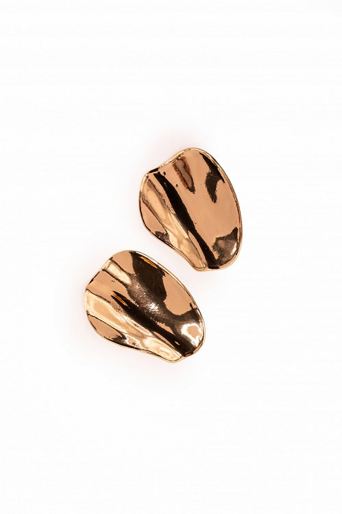 Pleated Effect Earrings