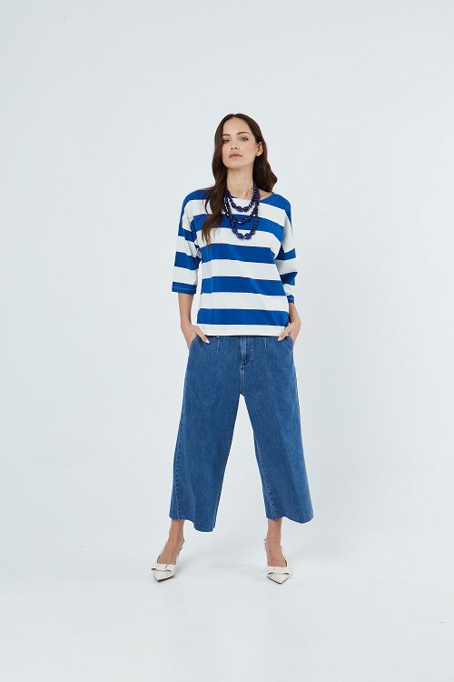 relaxed fit cropped jeans
