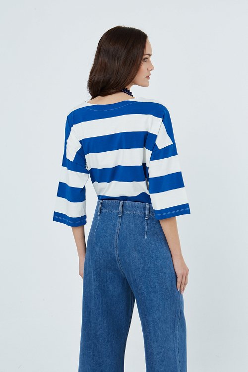 relaxed fit cropped jeans