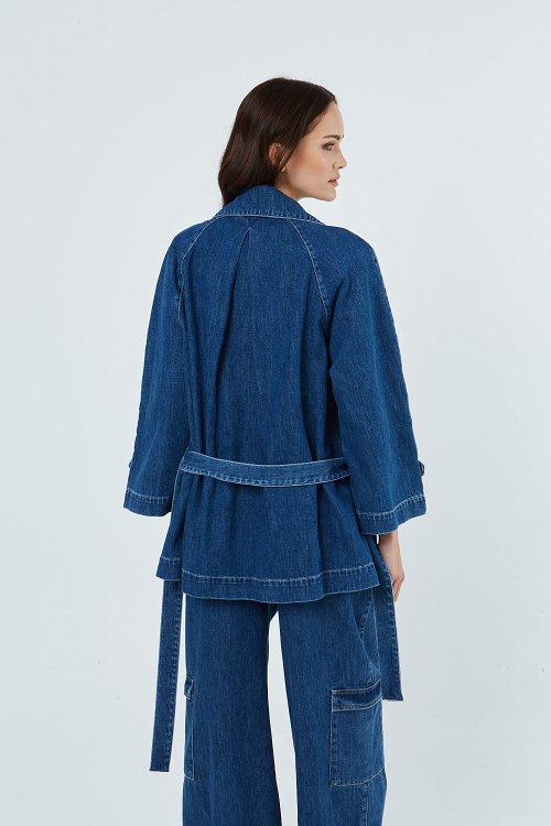 Jacket jean trench