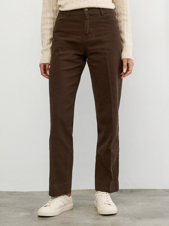 Straight-Leg Trousers