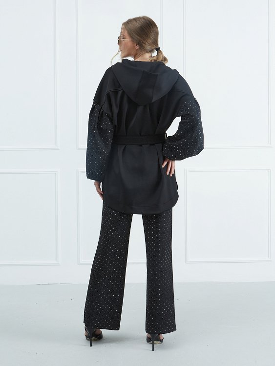Παντελόνι Κροπ με Στρας