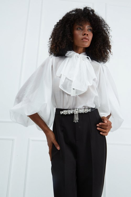 Blouse with Ruffles