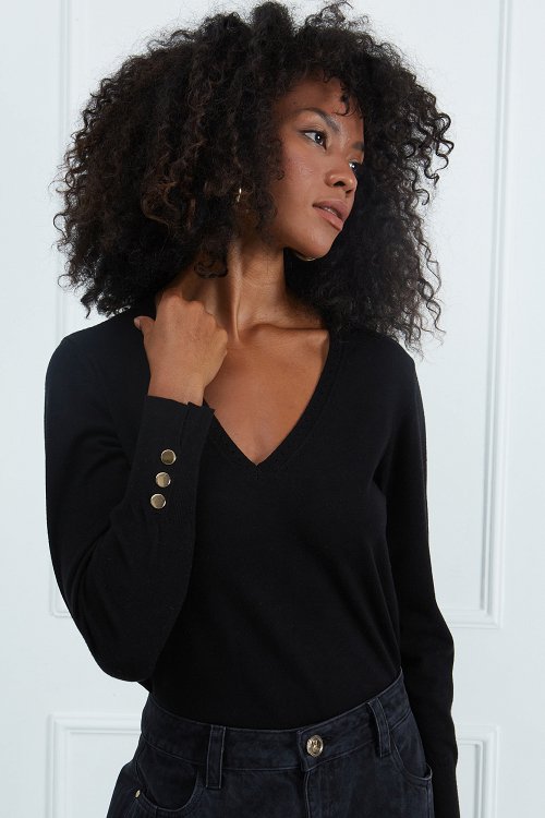 V-neck Blouse