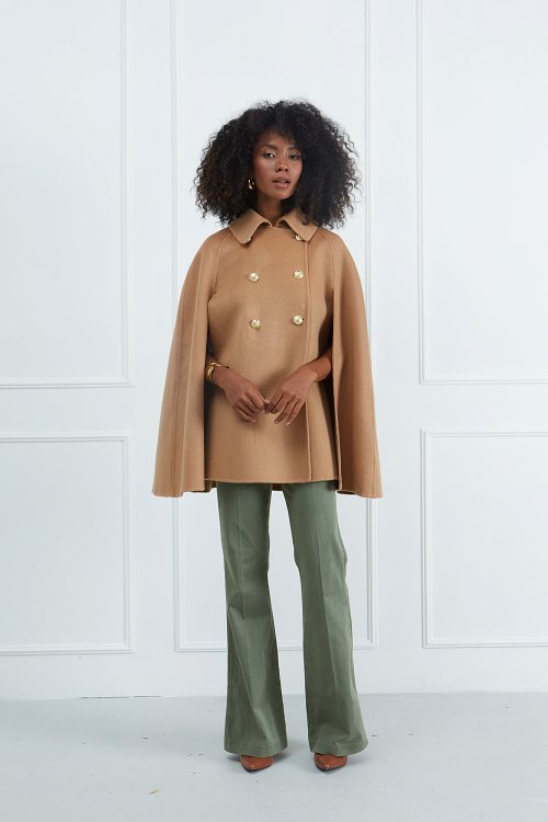 Cape with Gold Buttons
