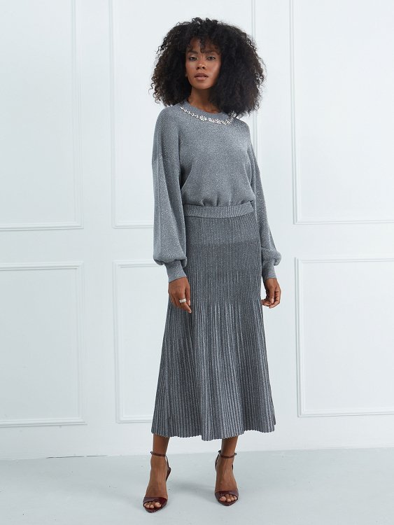 Clos knitted skirt