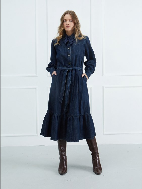 Denim Shirt Dress