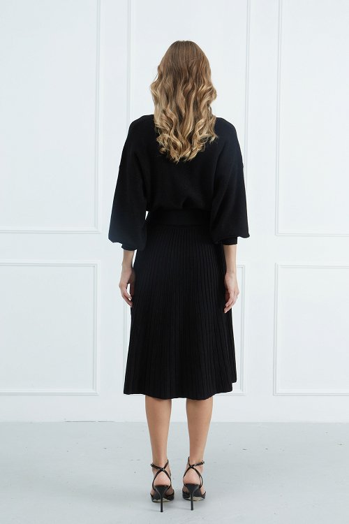 Knitted Flared Dress