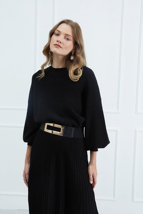 Knitted Flared Dress