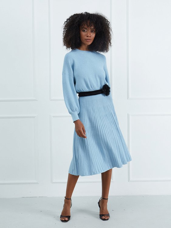 Knitted Flared Dress