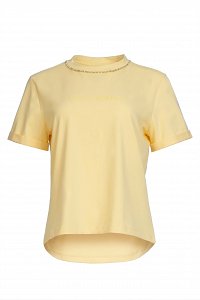 T-shirt με στρας τρέσα και 3D τύπωμα