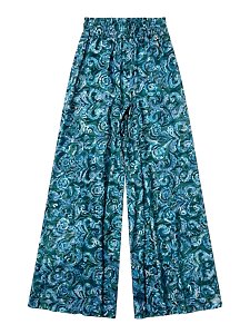 Παντελόνι Εμπριμέ Wide Leg