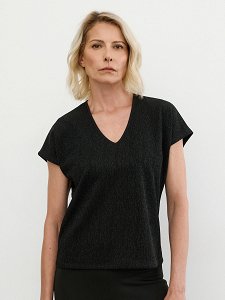 Μπλούζα Μονοχρώμη Με Lurex