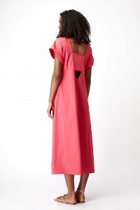Φόρεμα με Κοντά Μανίκια και V-Neck