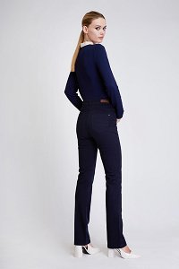 Cotton 5 pocket HW Str pant