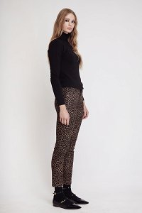 Animal printed 5pocket pant rw skinny (Denim 4 Printed)